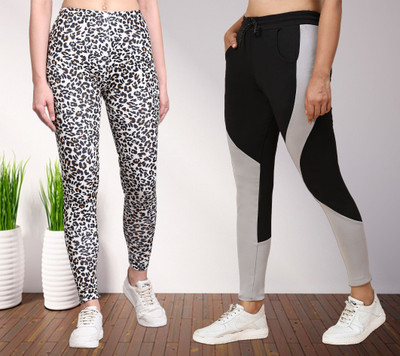 HouseOfCommon Ankle Length Western Wear Legging(Multicolor, Solid)