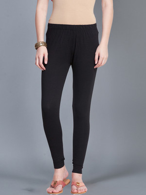 Dollar Missy Ankle Length  Ethnic Wear Legging(Black, Solid)