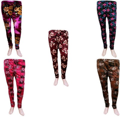 Indistar Ankle Length  Western Wear Legging(Purple, Pink, Brown, Printed)