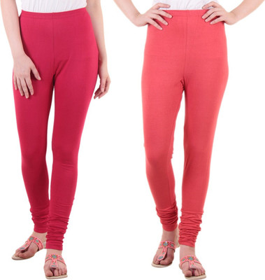 DIAZ Churidar Length Ethnic Wear Legging(Multicolor, Solid)