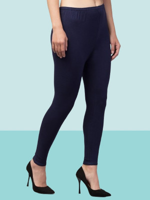 HouseOfCommon Western Wear Legging(Dark Blue, Solid)