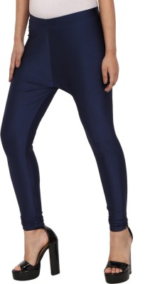 V-MART Ankle Length Ethnic Wear Legging(Dark Blue, Solid)