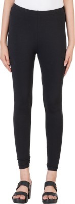 Kakatua Ankle Length  Ethnic Wear Legging(Black, Solid)