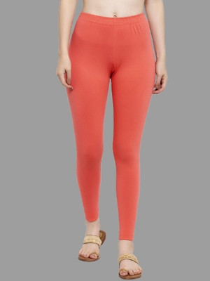 Trend Level Ankle Length Ethnic Wear Legging(Pink, Solid)