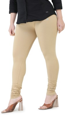 Padmakshi Churidar  Western Wear Legging(Beige, Solid)