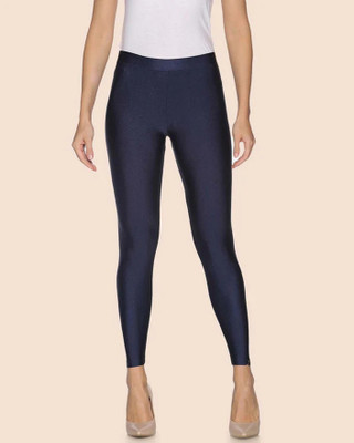 Orange65 Ankle Length  Western Wear Legging(Blue, Solid)