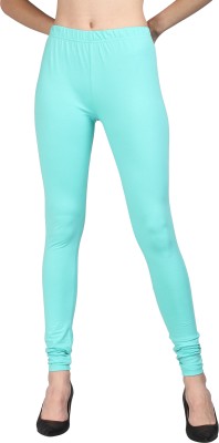 GreyP Churidar  Western Wear Legging(Blue, Solid)