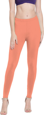 Presta Ankle Length Western Wear Legging(Beige, Solid)