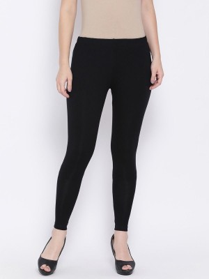 KEXCART Ankle Length Ethnic Wear Legging(Black, Solid)