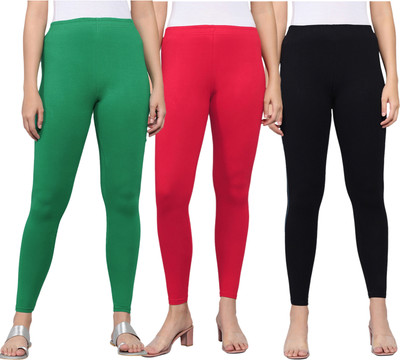 NGT Ankle Length Western Wear Legging(Multicolor, Solid)