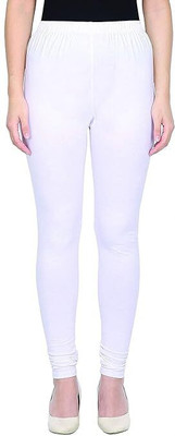 shivhari fashion products Churidar Length Ethnic Wear Legging(White, Solid)
