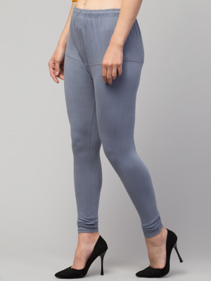HouseOfCommon Western Wear Legging(Grey, Solid)