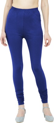 RFC RICH FASHION CLOTHING Churidar  Western Wear Legging(Blue, Solid)