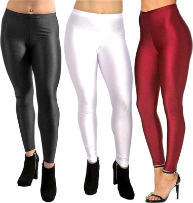 SHINERFIT Ankle Length Western Wear Legging(Multicolor, Solid)