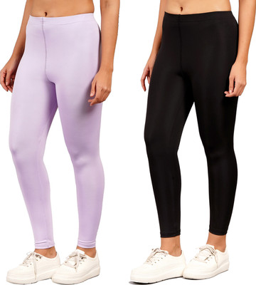 Kyk Western Wear Legging(Purple, Black, Solid)