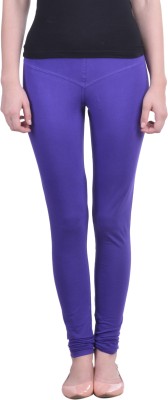 Dollar Missy Churidar  Ethnic Wear Legging(Blue, Solid)