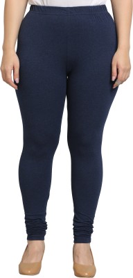 GreyP Churidar  Western Wear Legging(Dark Blue, Solid)