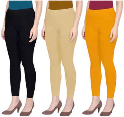 Sanzzy Ankle Length Western Wear Legging(Multicolor, Solid)