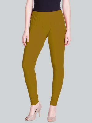 Lyra Churidar  Ethnic Wear Legging(Green, Solid)