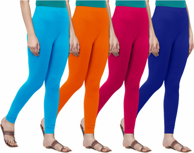 F A T A H Churidar  Western Wear Legging(Multicolor, Solid)