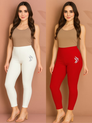 DRENTERPRISES Ankle Length Ethnic Wear Legging(Multicolor, Solid)