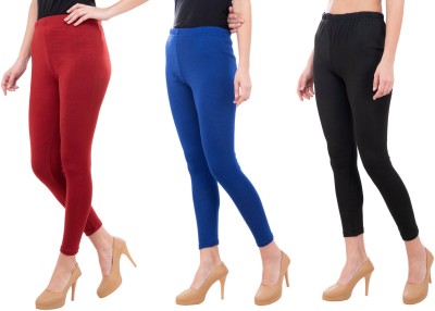 Priya Point Ankle Length Western Wear Legging(Multicolor, Solid)