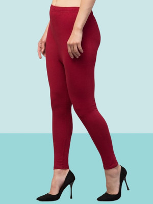 WHITECAMEL Western Wear Legging(Maroon, Solid)