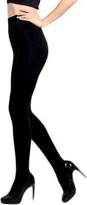Cozy crazy Ankle Length Winter Wear Legging(Black, Solid)