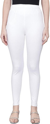 Priyanshu Clothing Ankle Length Western Wear Legging(White, Solid)