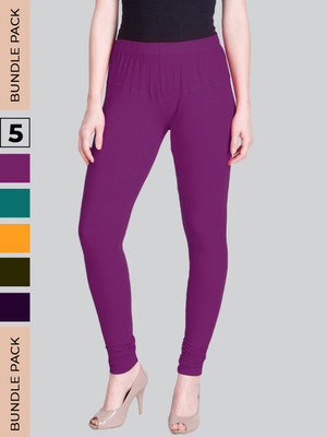 Lyra Churidar  Ethnic Wear Legging(Multicolor, Solid)