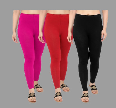 NGT Ankle Length Western Wear Legging(Multicolor, Solid)