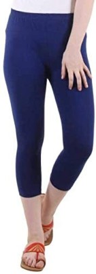 sr enterprises Ankle Length Ethnic Wear Legging(Blue, Solid)