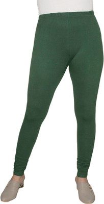 pinkshell Churidar  Ethnic Wear Legging(Grey, Solid)