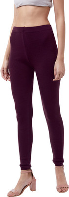 RVK Churidar Length Winter Wear Legging(Multicolor, Solid)