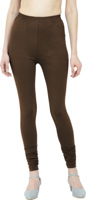 RFC FASHION Churidar Length Western Wear Legging(Brown, Solid)