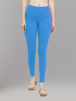 Style Access Ankle Length Ethnic Wear Legging(Dark Blue, Solid)