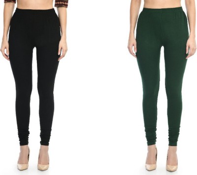 City Fashion Western Wear Legging(Black, Dark Green, Solid)