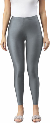 Orange65 Ankle Length  Western Wear Legging(Grey, Solid)