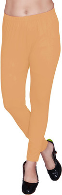 WEAR AND WOW Ankle Length Western Wear Legging(Beige, Solid)