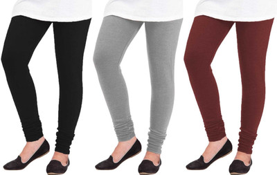 D'CLOTHZ Ankle Length  Winter Wear Legging(Black, Grey, Maroon, Solid)