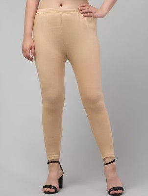 Fatima fashion Ankle Length Winter Wear Legging(Beige, Solid)