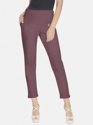 POOJA RAGENEE Ankle Length  Western Wear Legging(Brown, Solid)