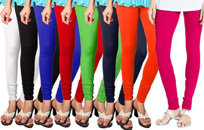 CPYFASHION Churidar Length Ethnic Wear Legging(Multicolor, Solid)