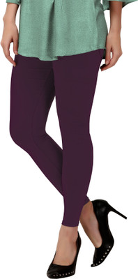 nilkanth Ankle Length Ethnic Wear Legging(Purple, Solid)