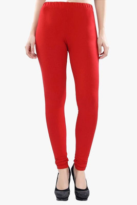 Shobha Expo Creation Ethnic Wear Legging(Red, Solid)
