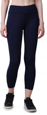 Monstabolic Ankle Length  Western Wear Legging(Black, Solid)