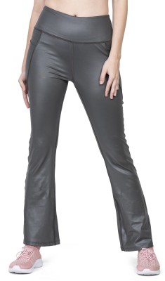 3rd Planet Solid Women Grey Tights