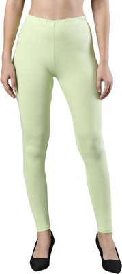 femmora Ankle Length Ethnic Wear Legging(Green, Solid)