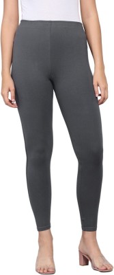 NGT Ankle Length  Ethnic Wear Legging(Grey, Solid)