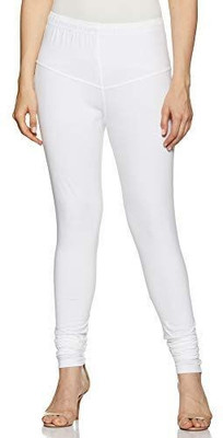 URMILA FASHION Churidar  Ethnic Wear Legging(White, Solid)